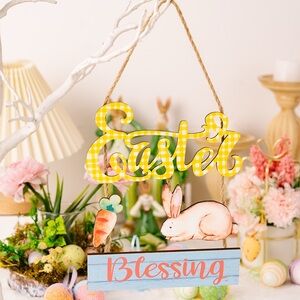 Easter Blessing Hanging Sign